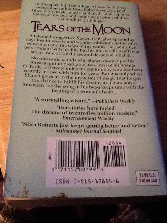 Tears of the Moon - Nora Roberts (Jove - Paperback) book collectible [Barcode 9780515128543] - Main Image 2