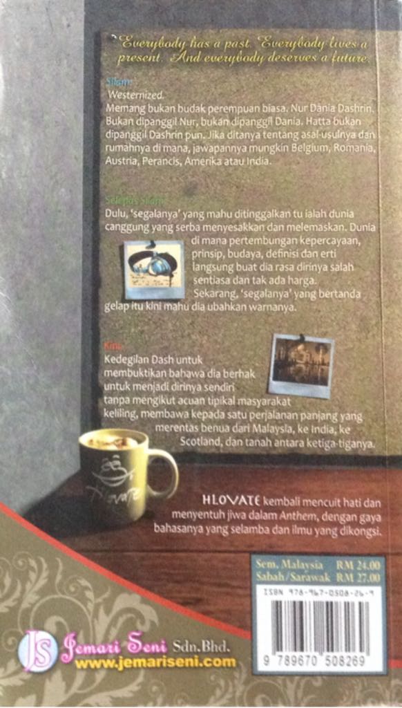 Anthem - Hlovate (Jemari Seni - Sewn Binding) book collectible [Barcode 9789670508269] - Main Image 2