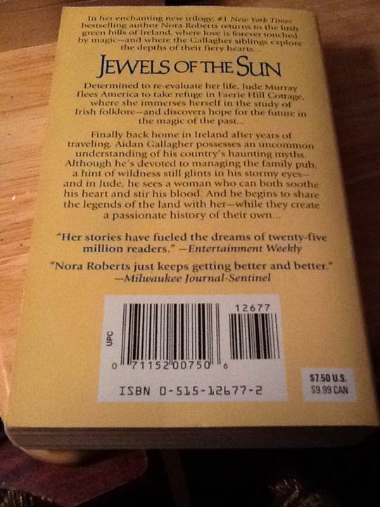 Jewels of the Sun - Nora Roberts (- Paperback) book collectible [Barcode 9780515126778] - Main Image 2