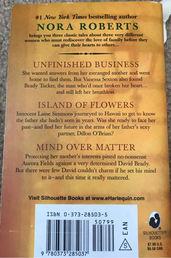 Going Home - Nora Roberts (Silhouette - Paperback) book collectible [Barcode 9780373285037] - Main Image 2