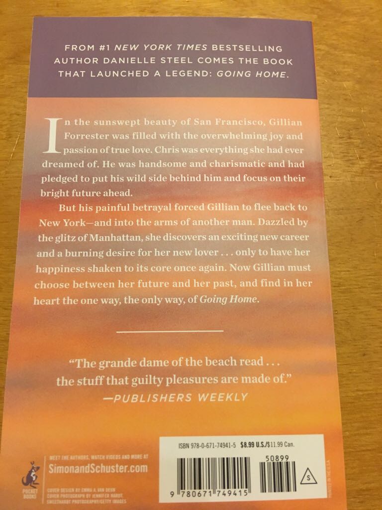 Going Home - Danielle Steel (- Paperback) book collectible [Barcode 9780671749415] - Main Image 2