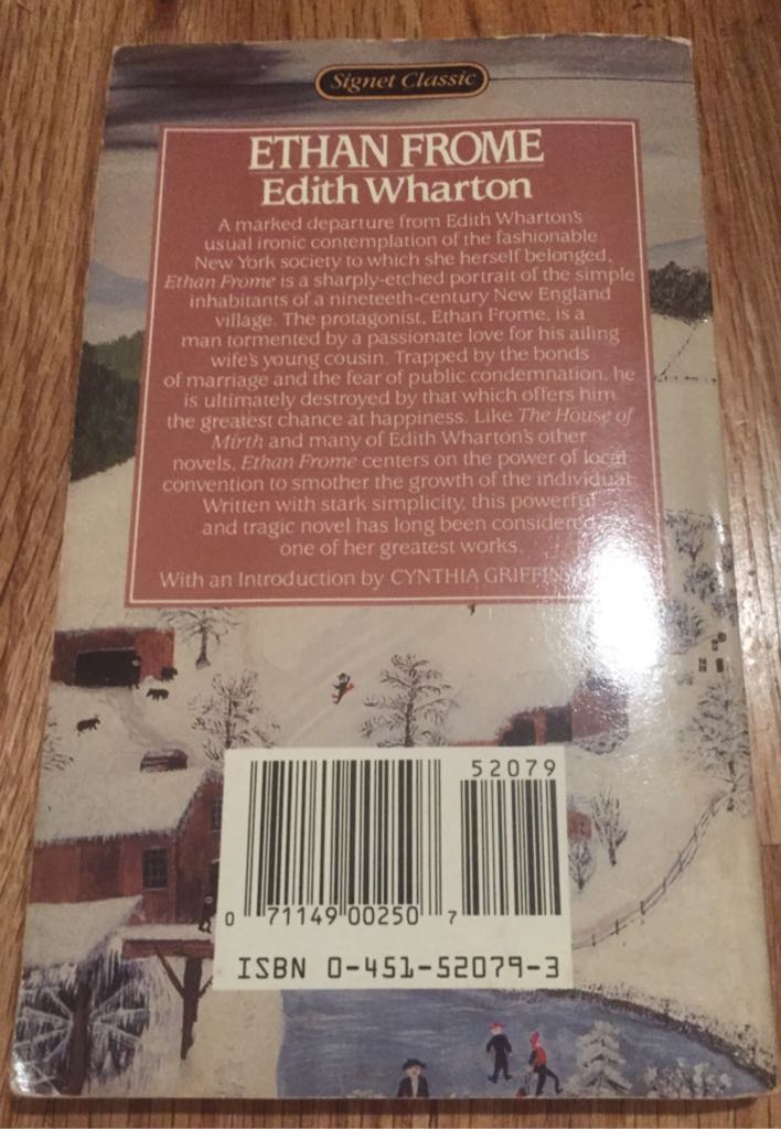 Ethan Frome - Edith Wharton (Signet Classics) book collectible [Barcode 9780451520791] - Main Image 2