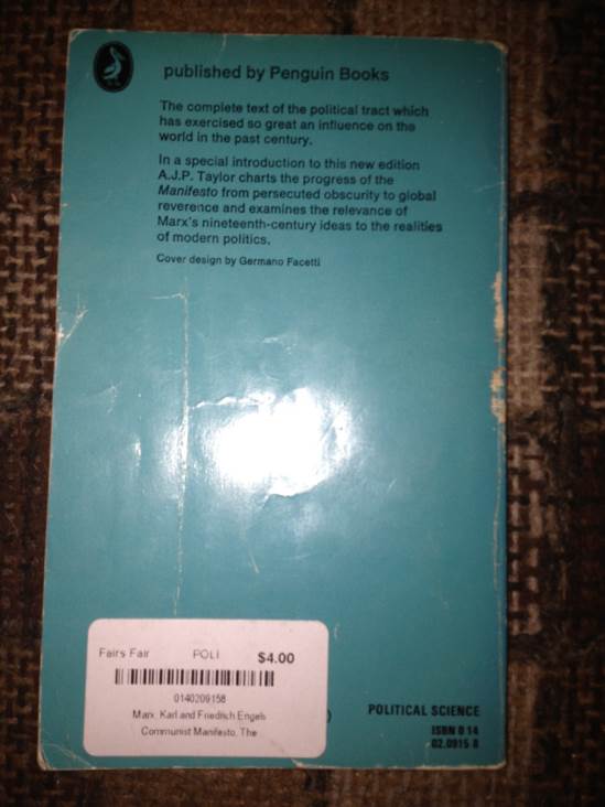Communist Manifesto, The - Frederick Engels (Pelican Books - Paperback) book collectible [Barcode 9780140209150] - Main Image 2