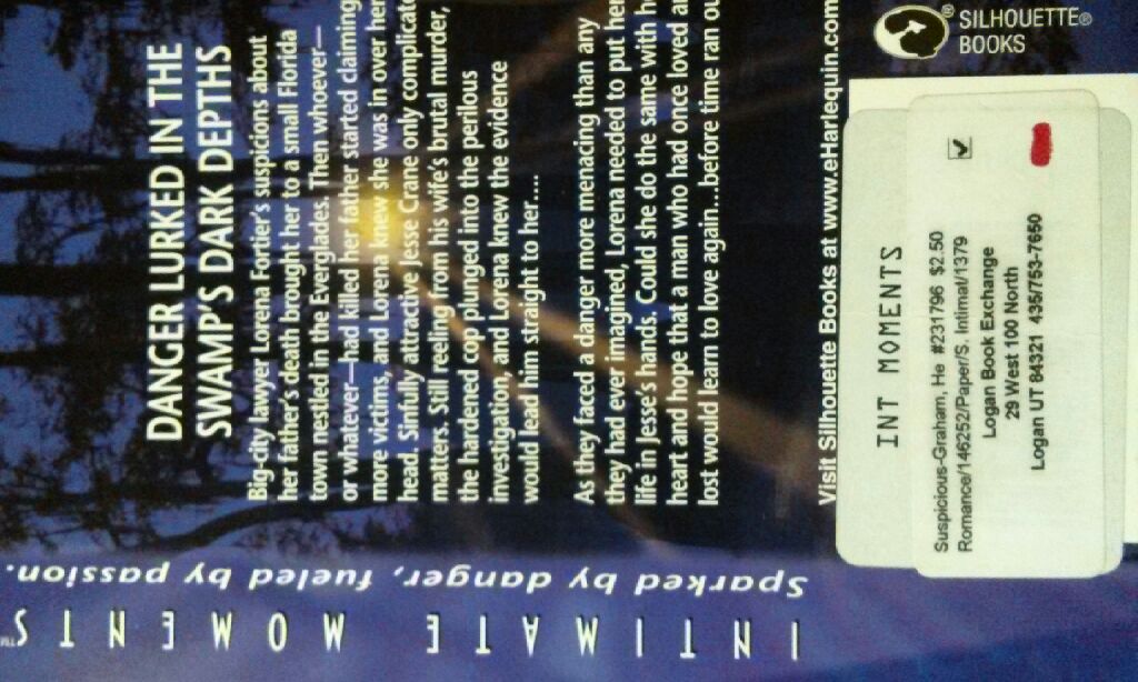 Suspicious - Heather Graham (Silhouette - Paperback) book collectible [Barcode 9780373274499] - Main Image 2