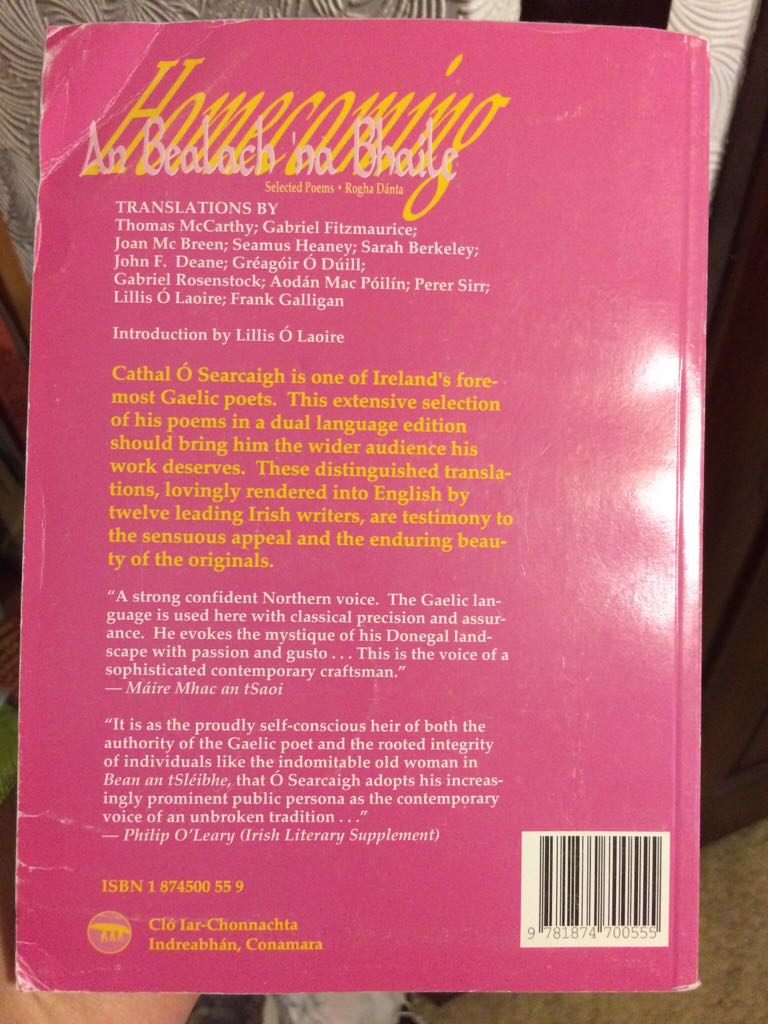 Homecoming  book collectible [Barcode 9781874700555] - Main Image 2