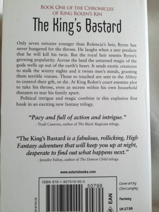 The Kings Bastard - Rowena Cory Daniells book collectible [Barcode 9781907519000] - Main Image 2