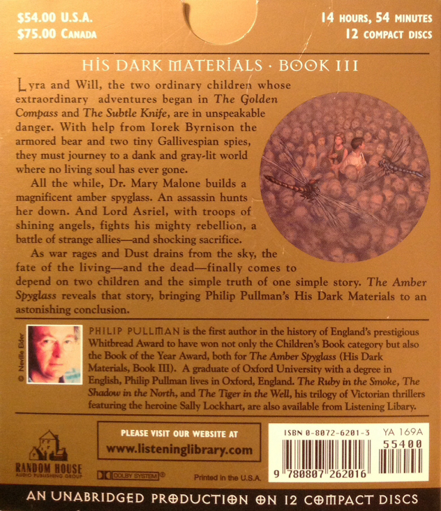 The Amber Spyglass - Philip Pullman (Point - Paperback) book collectible [Barcode 9780439993586] - Main Image 2