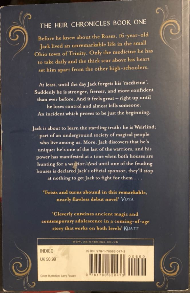 The Warrior Heir - Cinda Williams Chima (Voyager - Paperback) book collectible [Barcode 9781780620473] - Main Image 2