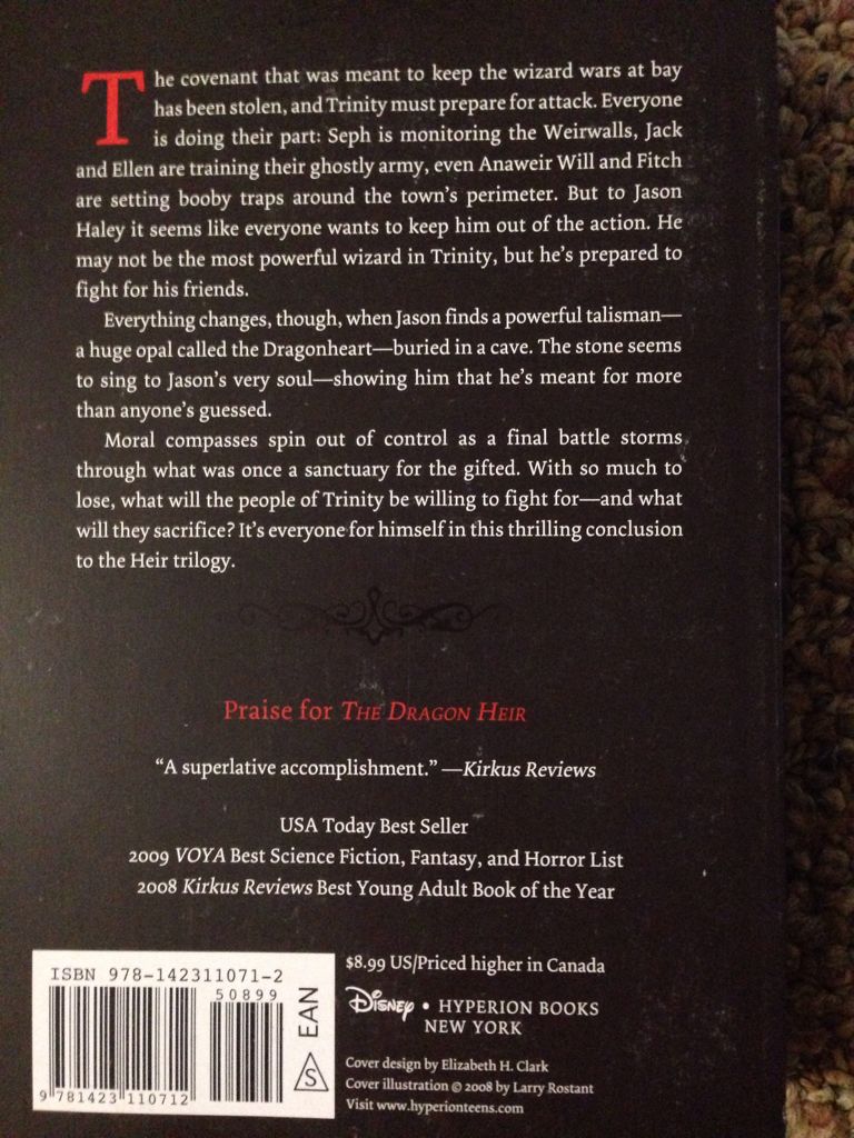 The Wizard Heir - Cinda Williams Chima (Hyperion - Paperback) book collectible [Barcode 9781423104889] - Main Image 2