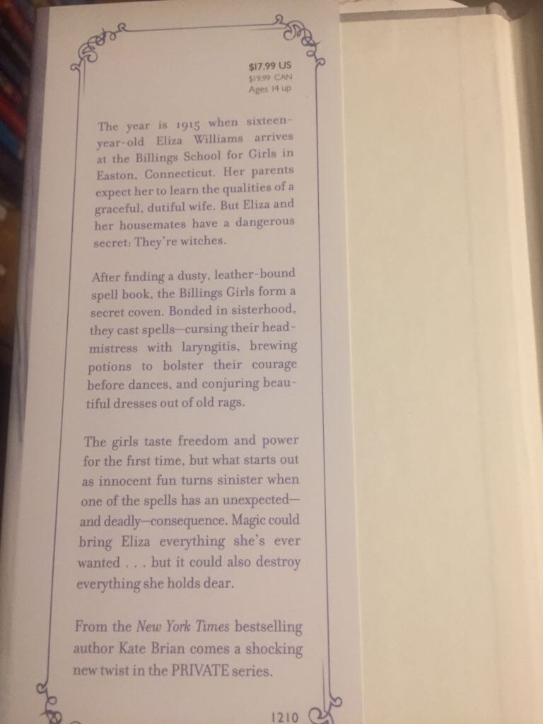 Book Of Spells, The - Kate Brian (Simon and Schuster - Hardcover) book collectible [Barcode 9781442412361] - Main Image 2