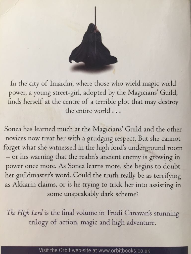 The High Lord - Trudi Canavan (Orbit Books - Paperback) book collectible [Barcode 9781841493152] - Main Image 2