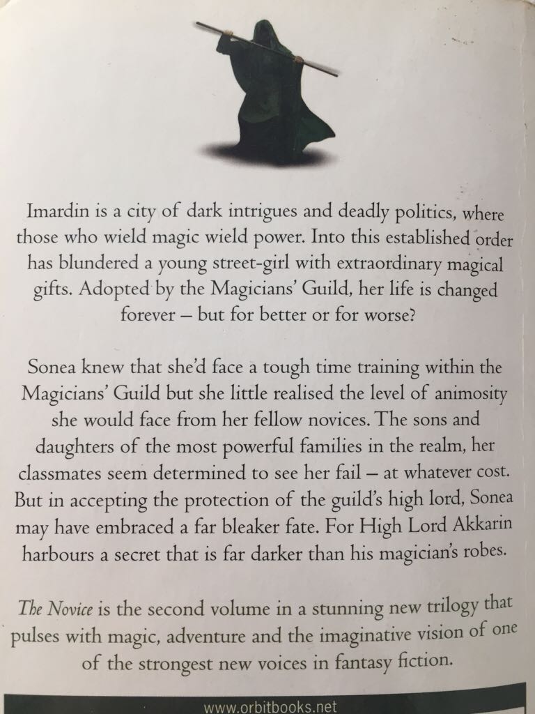 The Novice - Canavan, Trudi (Orbit - Paperback) book collectible [Barcode 9781841493145] - Main Image 2