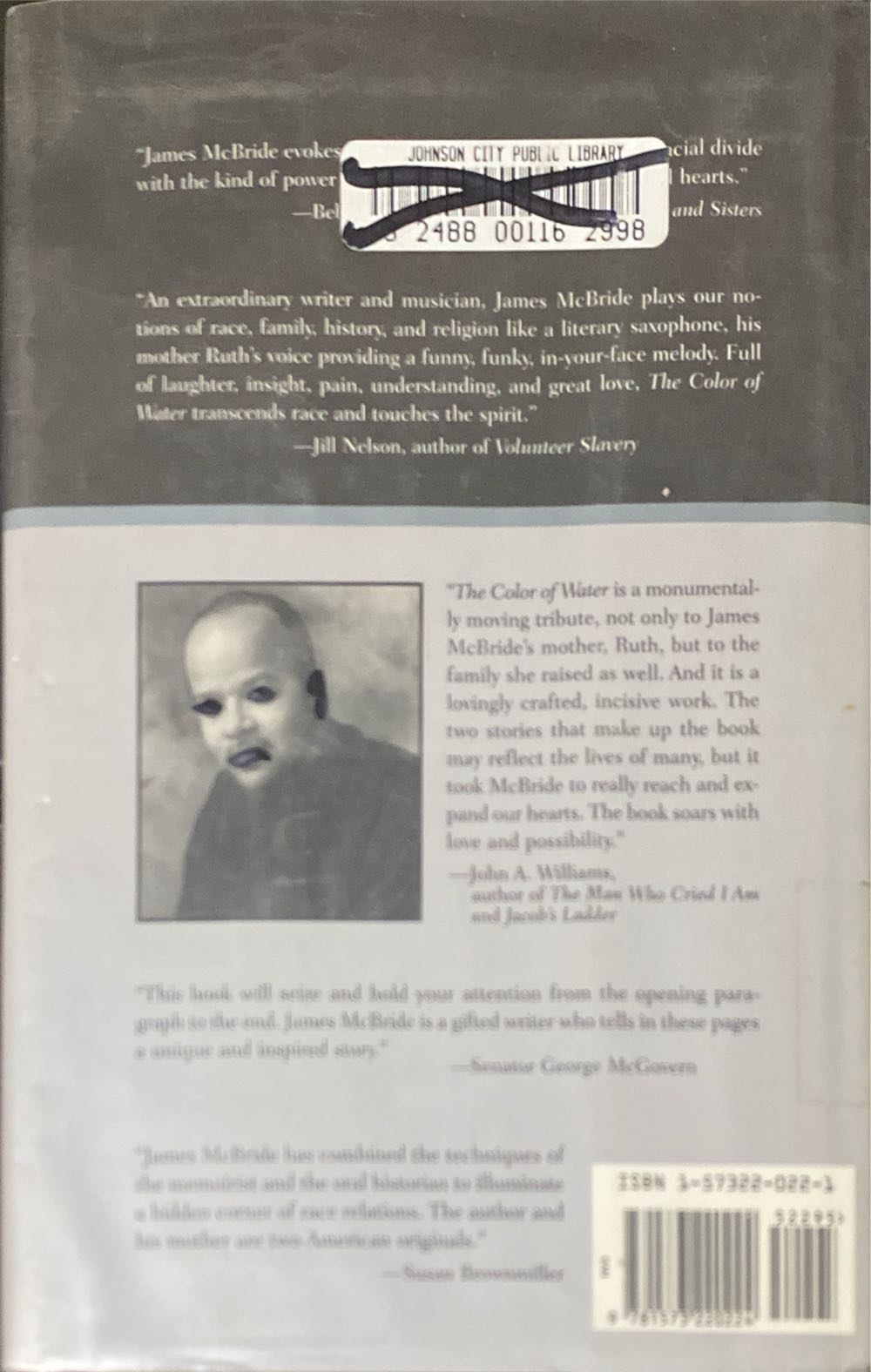 The Color Of Water - James Mc Bride (Riverhead Books (Hardcover) - Hardcover) book collectible [Barcode 9781573220224] - Main Image 3