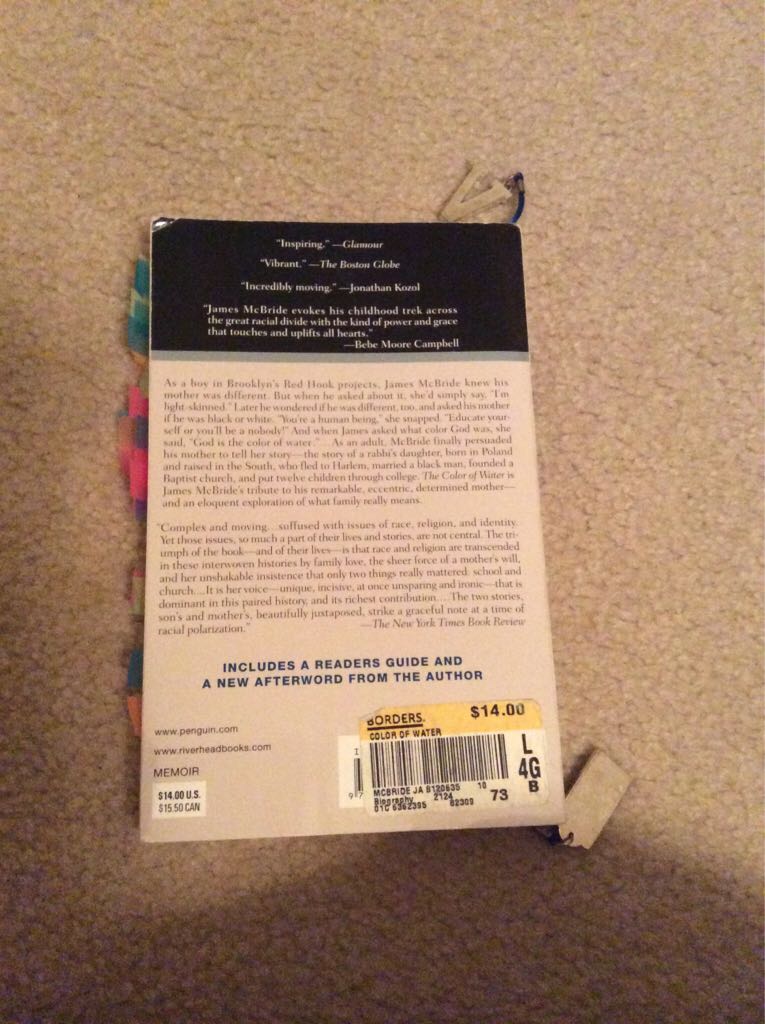 The Color Of Water - McBride, James book collectible - Main Image 2