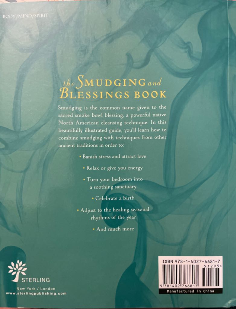 The Smudging And Blessings Book - Jane Alexander (Sterling - Paperback) book collectible [Barcode 9781402766817] - Main Image 2