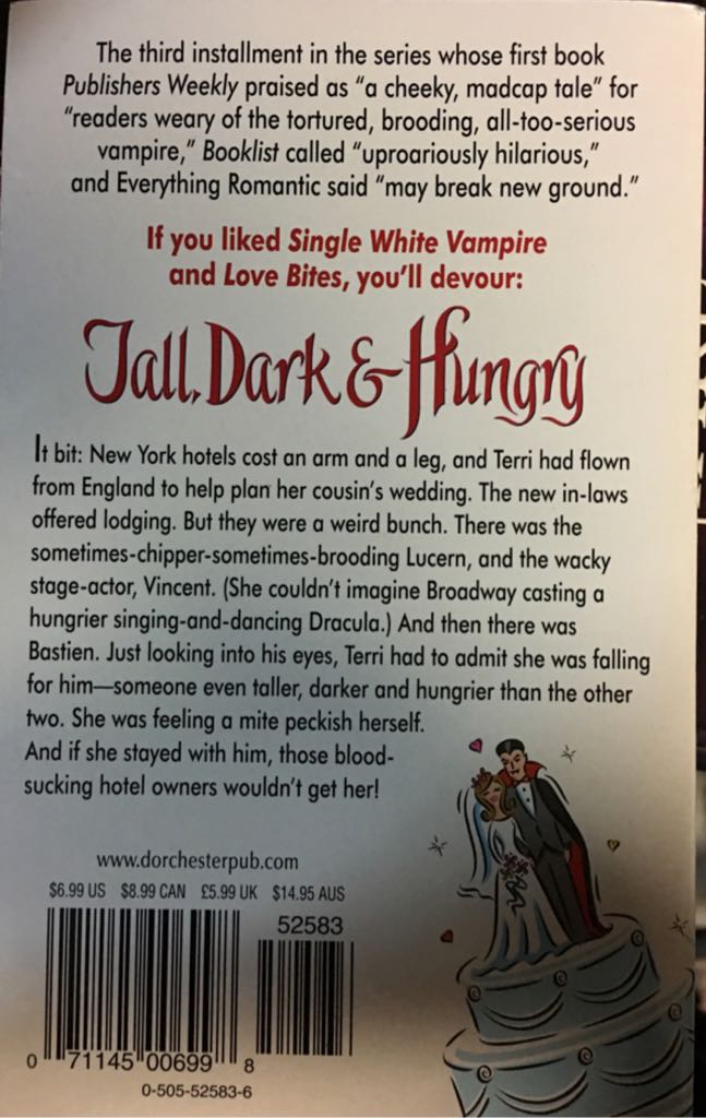 Tall, Dark And Hungry - Lynsay Sands (Avon Books - Paperback) book collectible [Barcode 9780505525833] - Main Image 2