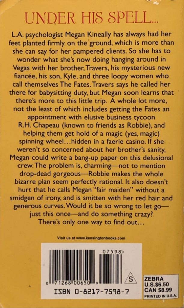 Totally Spellbound - Kristine Grayson (Zebra Books - Paperback) book collectible [Barcode 9780821775981] - Main Image 2