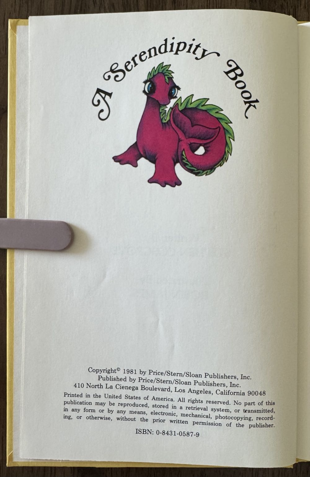 Trapper - Stephen Cosgrove (Grolier Enterprises Inc. - Hardcover) book collectible [Barcode 0843105941] - Main Image 2