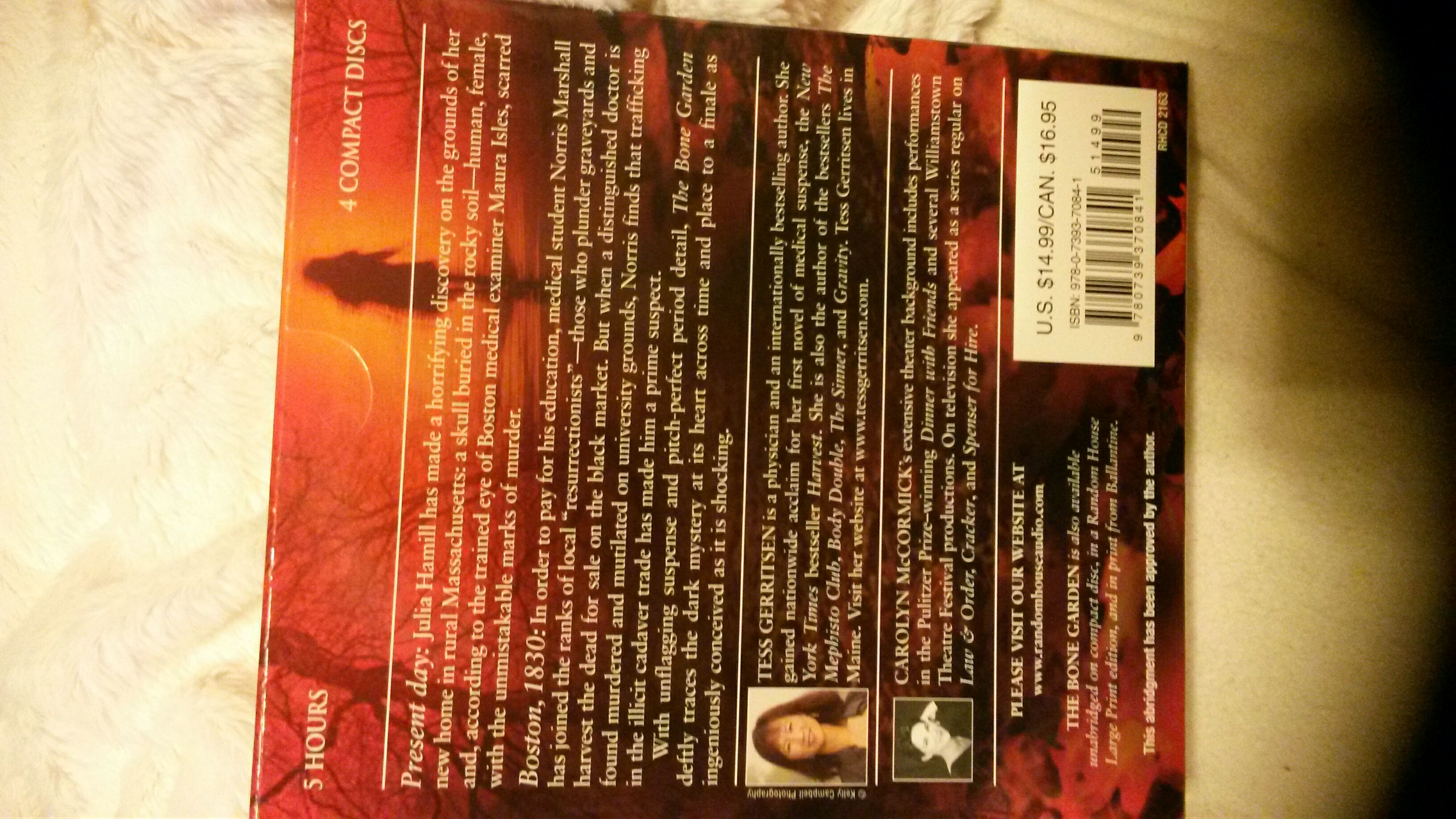 Rizzoli & Isles 7: The Bone Garden - Tess Gerritsen (Ballantine Books - Paperback) book collectible [Barcode 9780345510471] - Main Image 2