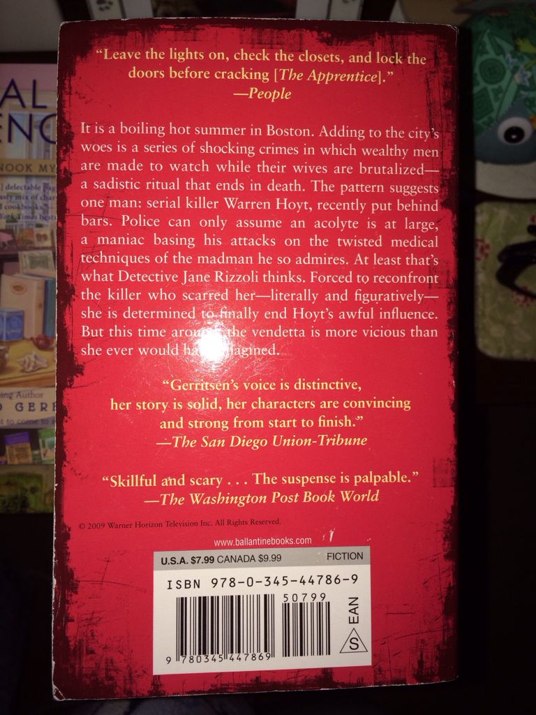 The Apprentice - Tess Gerritsen (Ballantine Books - Paperback) book collectible [Barcode 9780345447869] - Main Image 2