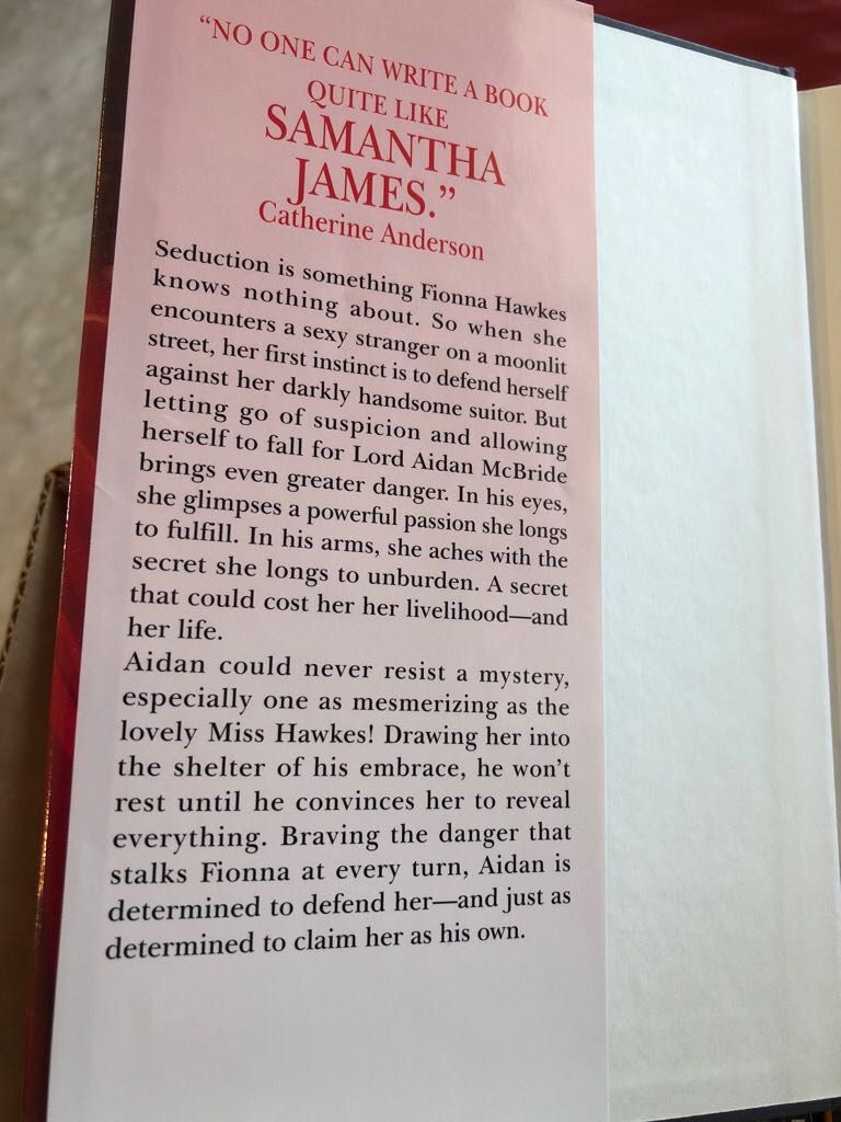 The Seduction Of An Unknown Lady - Samantha James book collectible [Barcode 9780739494790] - Main Image 2