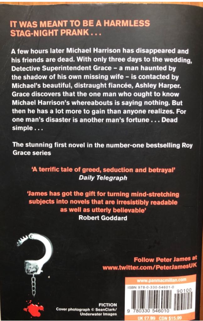 Dead Simple - Peter James (Pan - Paperback) book collectible [Barcode 9780330546010] - Main Image 2