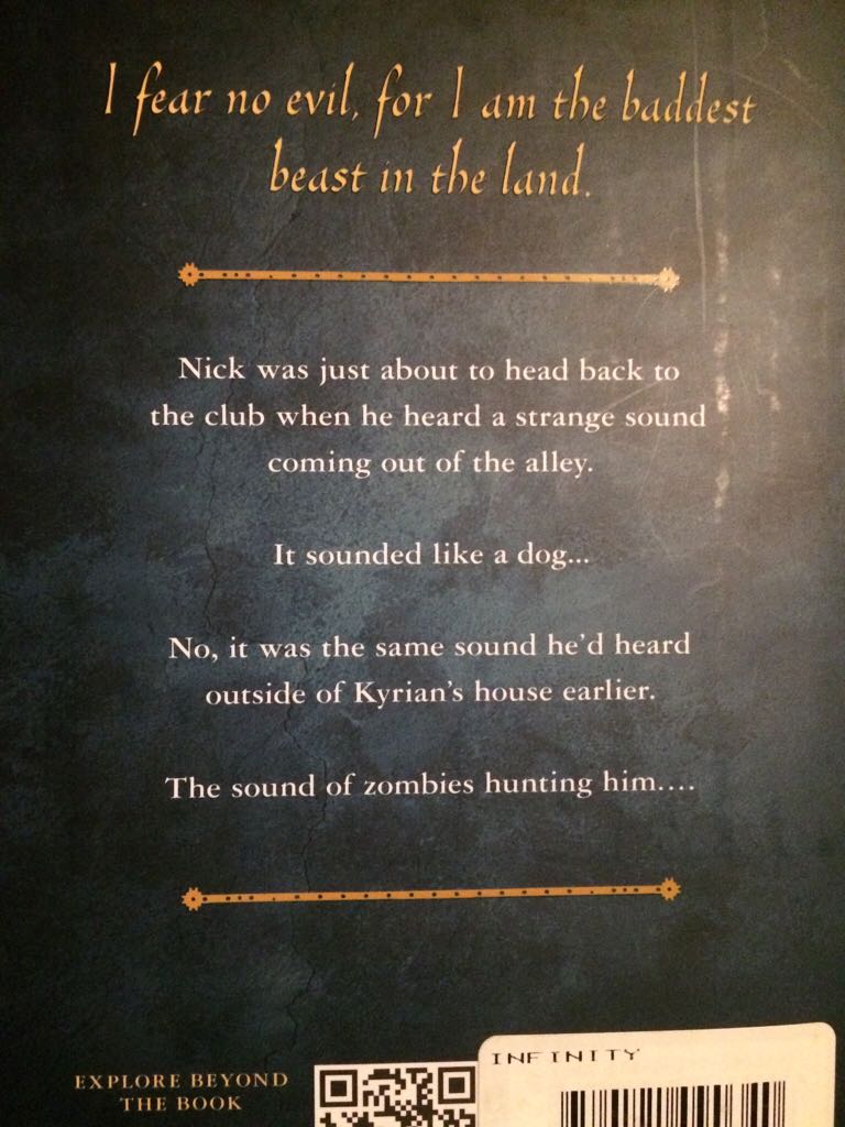 Infinity - Sherrilyn Kenyon (St. Martins Griffin) book collectible [Barcode 9780121090340] - Main Image 2