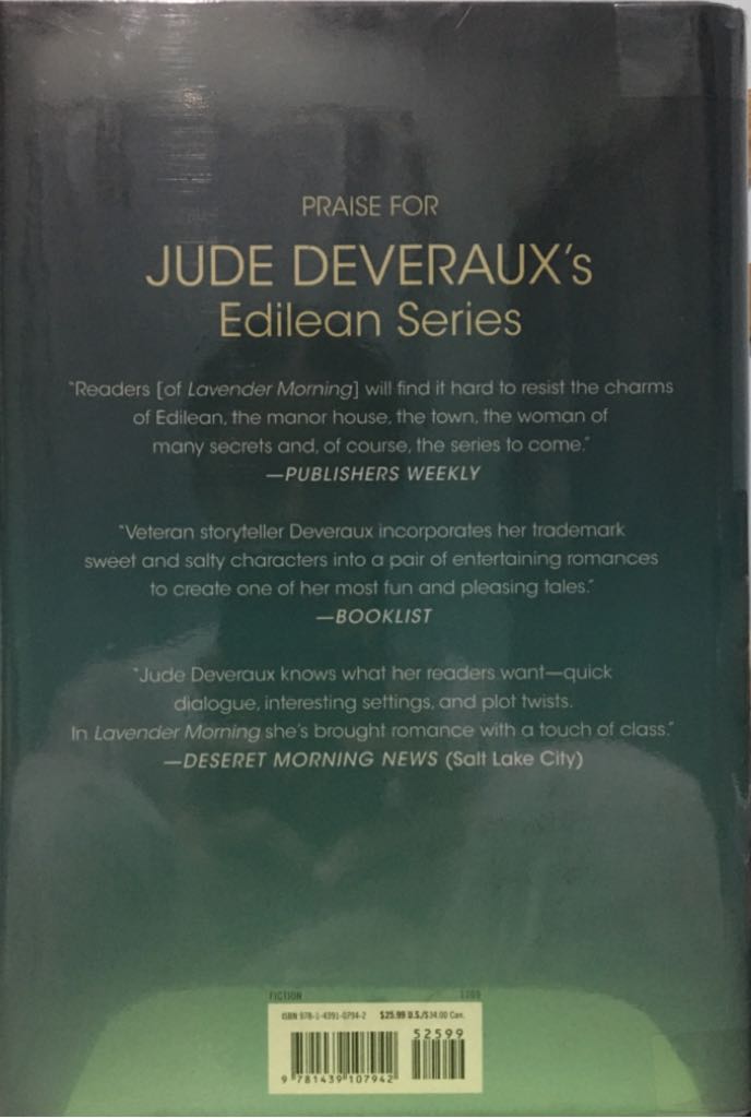 Days Of Gold - Jude Deveraux (Atria - Hardcover) book collectible [Barcode 9781439107942] - Main Image 2