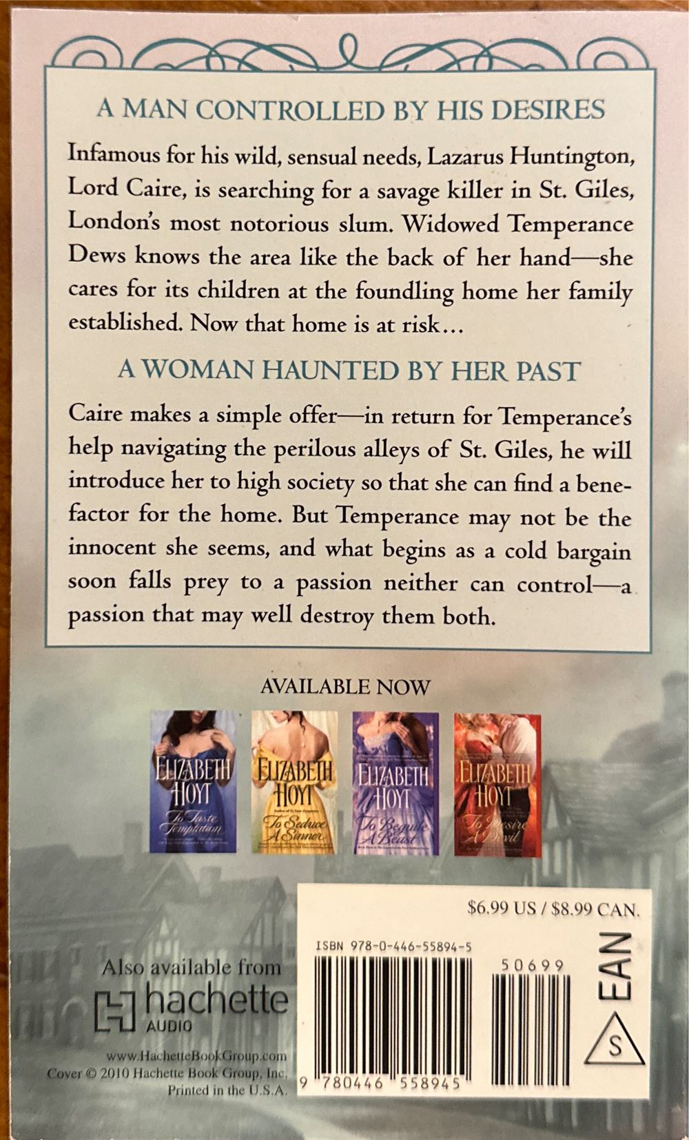 Wicked Intentions - Elizabeth Hoyt (Grand Central Publishing - Audiobook) book collectible [Barcode 9780446558945] - Main Image 3