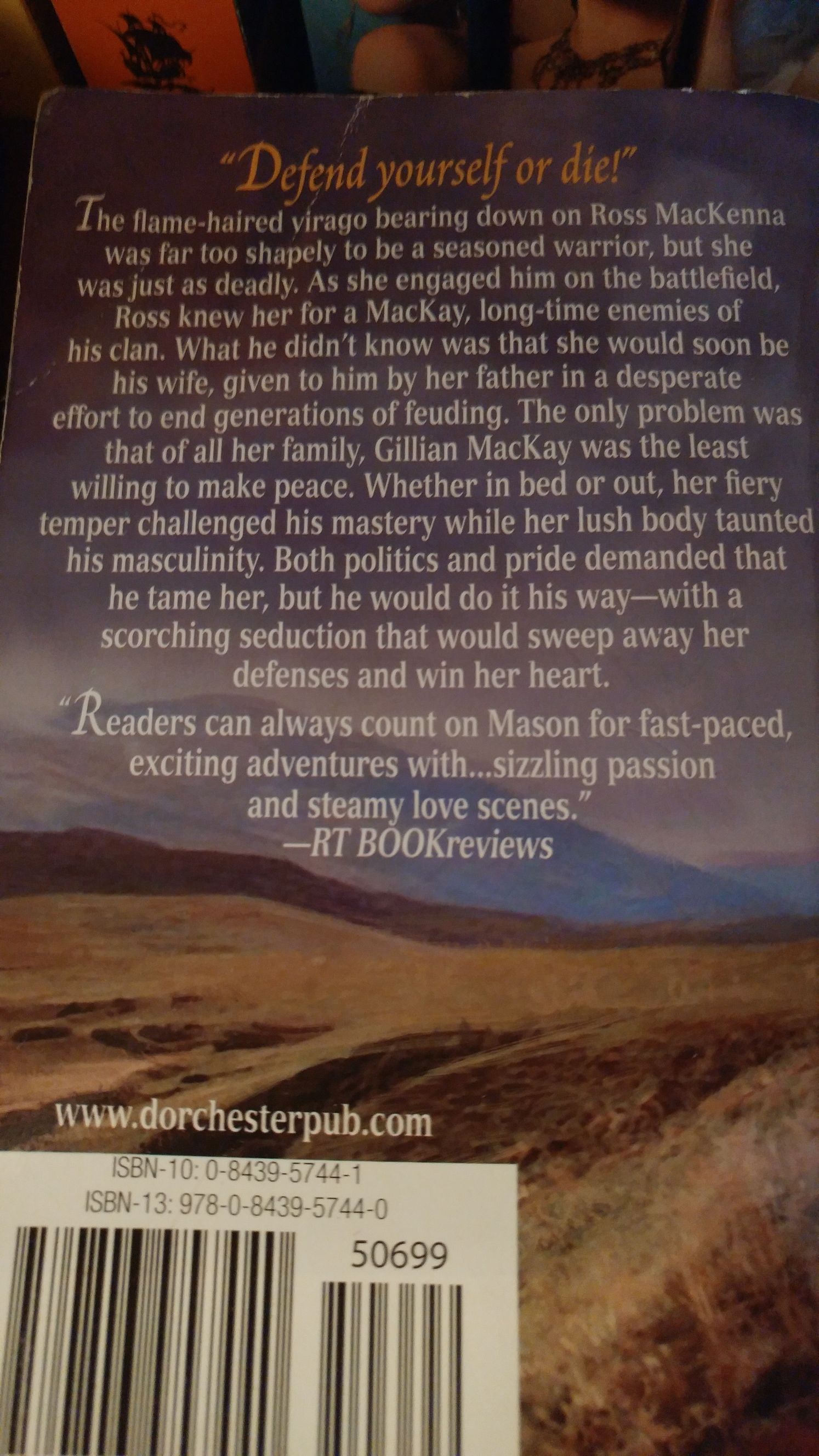 1 Highland Warrior - Connie Mason (Leisure Books - Paperback) book collectible [Barcode 9780843957440] - Main Image 2