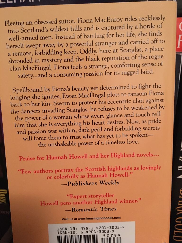 Highland Warrior - Hannah Howell (Zebra Historical Romance - Paperback) book collectible [Barcode 9781420130034] - Main Image 2