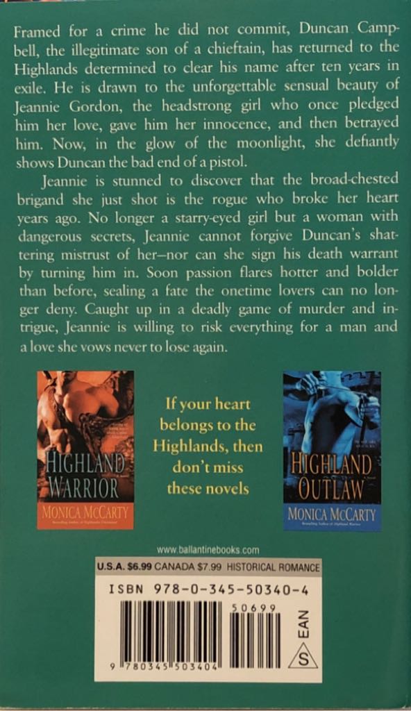 Highland Scoundrel - Monica McCarty (Ballantine  Books - Audiobook) book collectible [Barcode 9780345503404] - Main Image 2