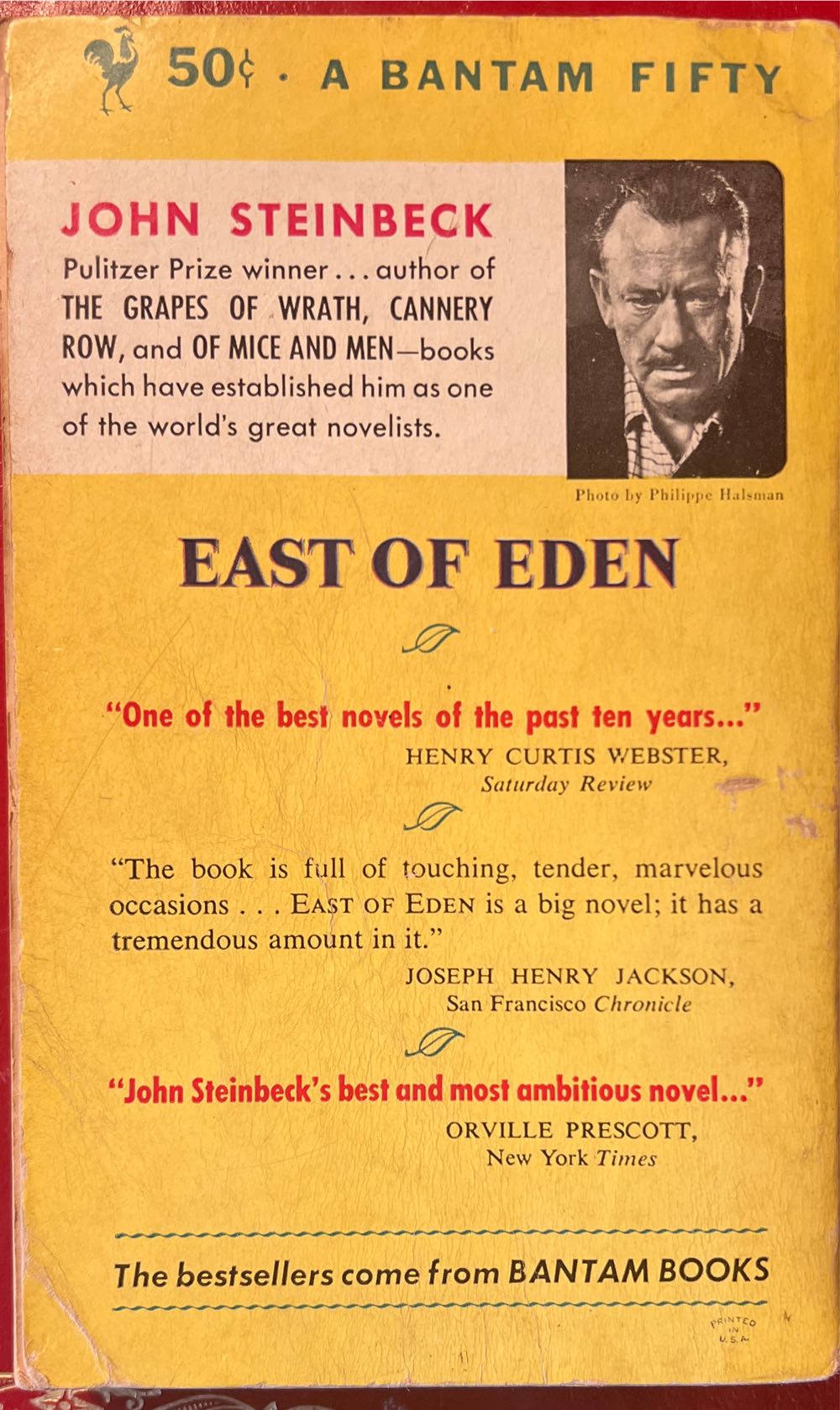 East Of Eden - John Steinbeck (Bantam Books - Paperback) book collectible - Main Image 4