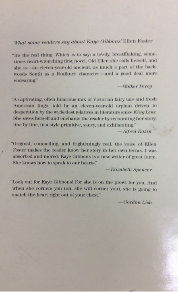 Ellen Foster  book collectible - Main Image 2