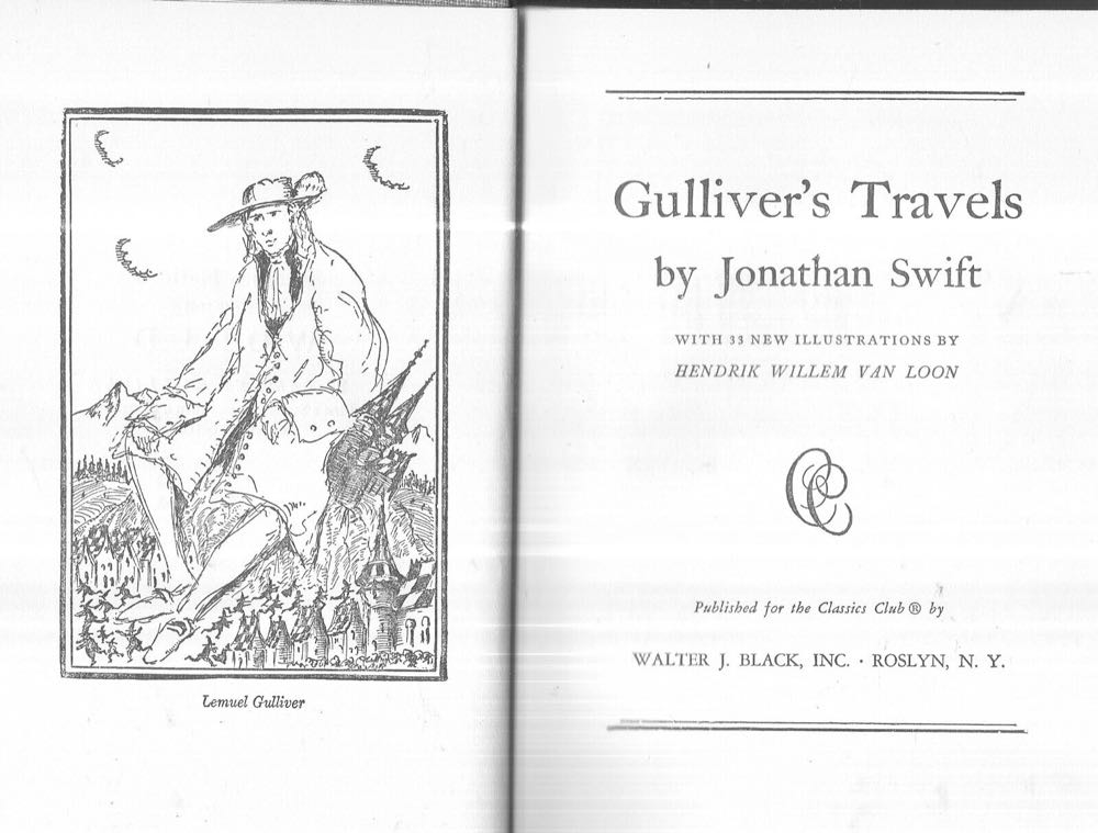 Gullivers Travels - Jonathan Swift (Walter J. Black , Inc - Hardcover) book collectible - Main Image 2