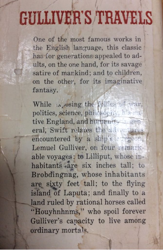 Gullivers Travels  book collectible - Main Image 2