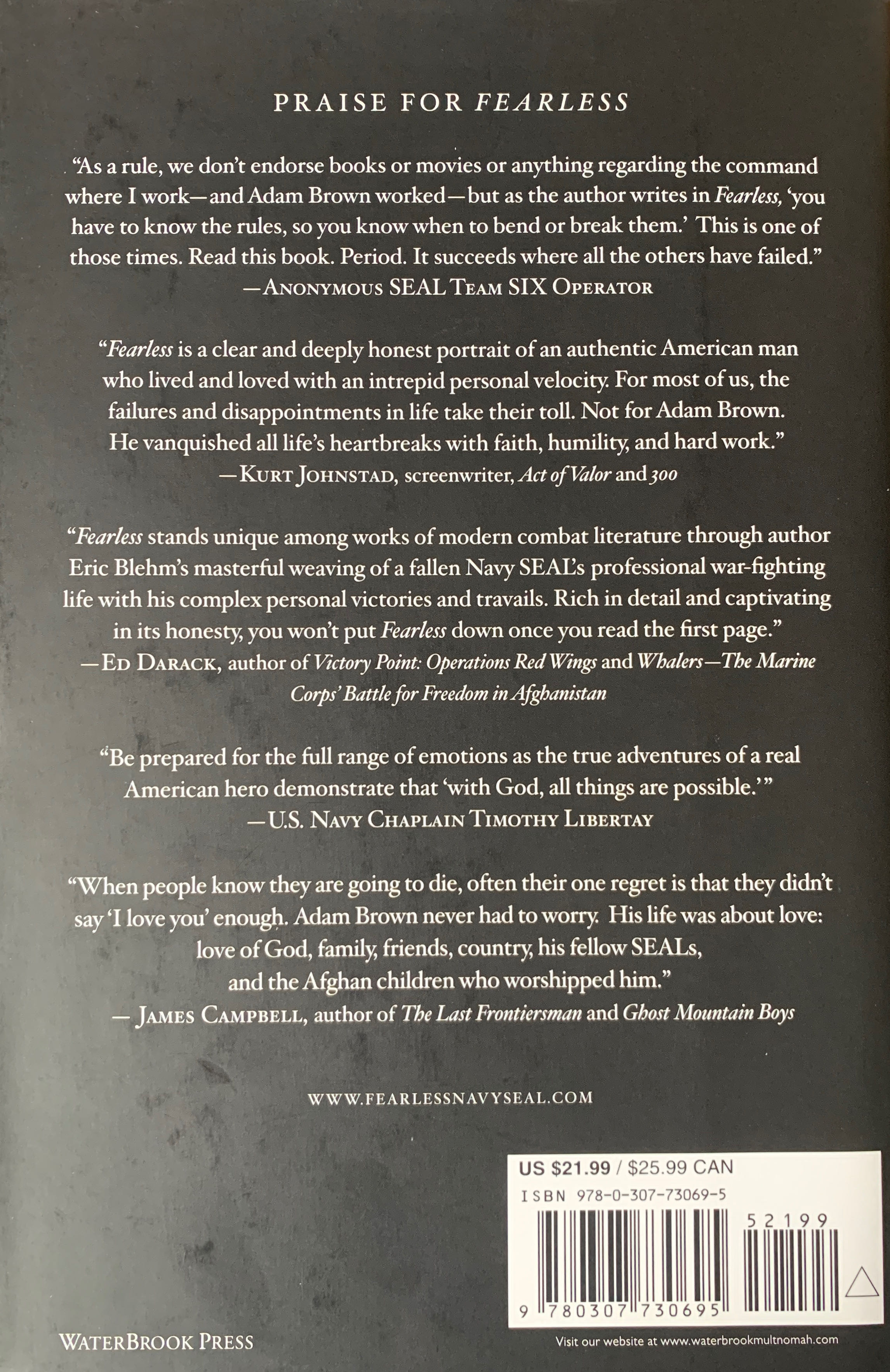 Fearless - Eric Blehm (Random House Digital, Inc. - Audiobook) book collectible [Barcode 9780307730695] - Main Image 2