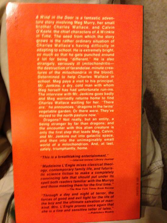 A Wind In The Door - Madeleine L’Engle (Dell - Paperback) book collectible - Main Image 2
