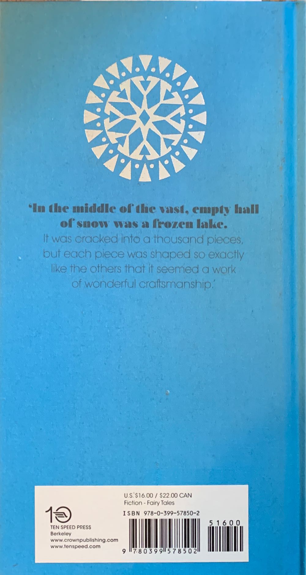 The Snow Queen - Hans Christian Andersen (Ten Speed Press) book collectible [Barcode 9780399578502] - Main Image 2