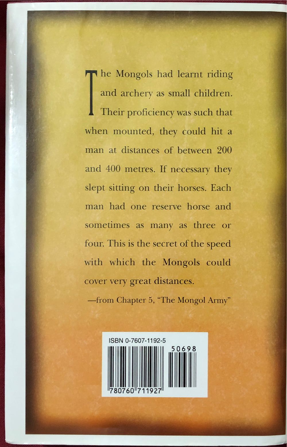 Genghis Khan: Conqueror Of The World - Leo de Hartog (Barnes & Noble Publishing - Hardcover) book collectible [Barcode 9780760711927] - Main Image 3