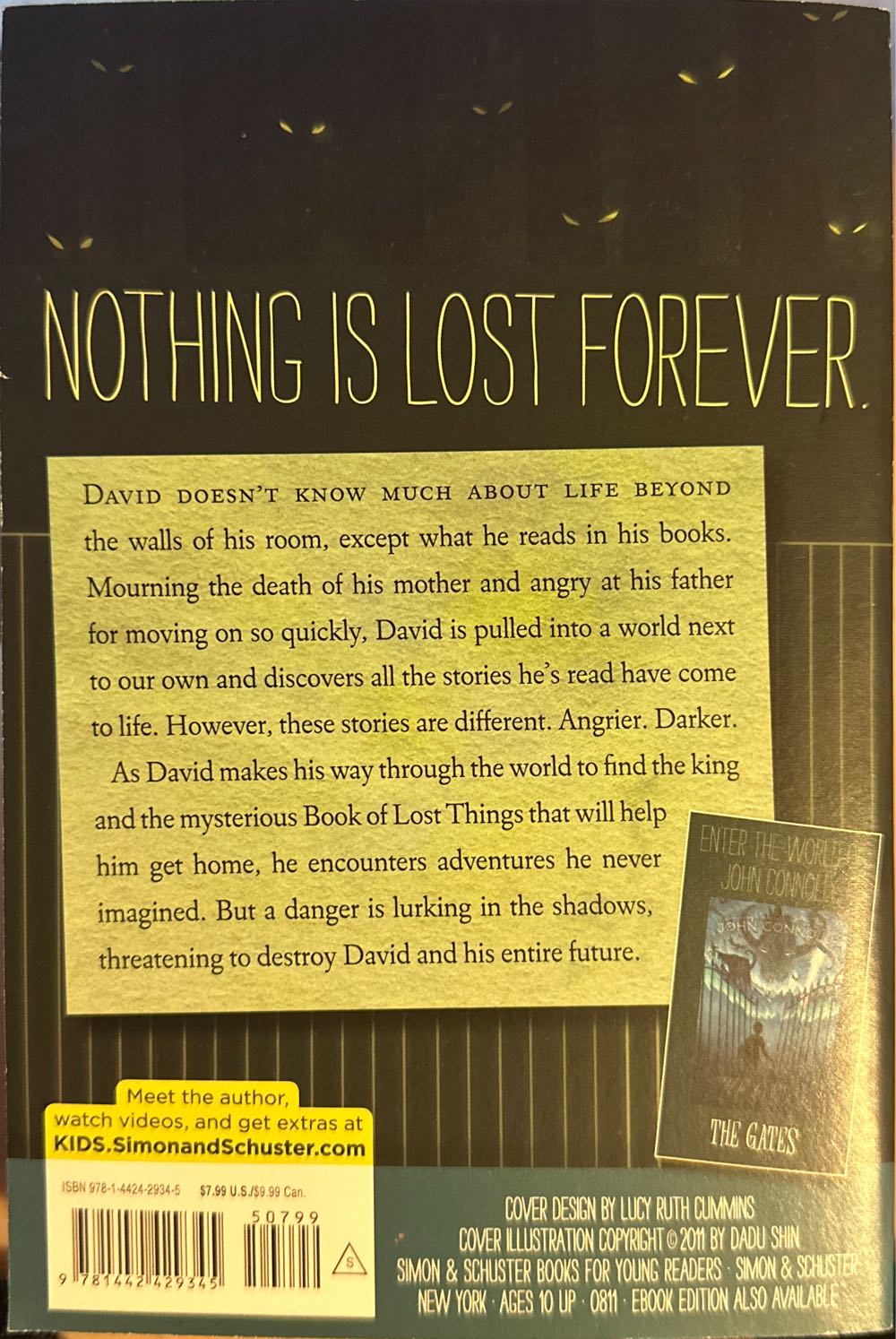 The Book Of Lost Things - John Connolly (Simon & Schuster Books for Young Readers - Paperback) book collectible [Barcode 9781442429345] - Main Image 2