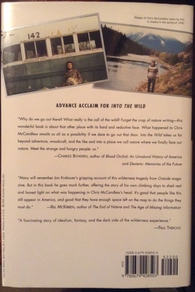 Into The Wild - Krakauer, Jon (Villard Books - Hardcover) book collectible - Main Image 2