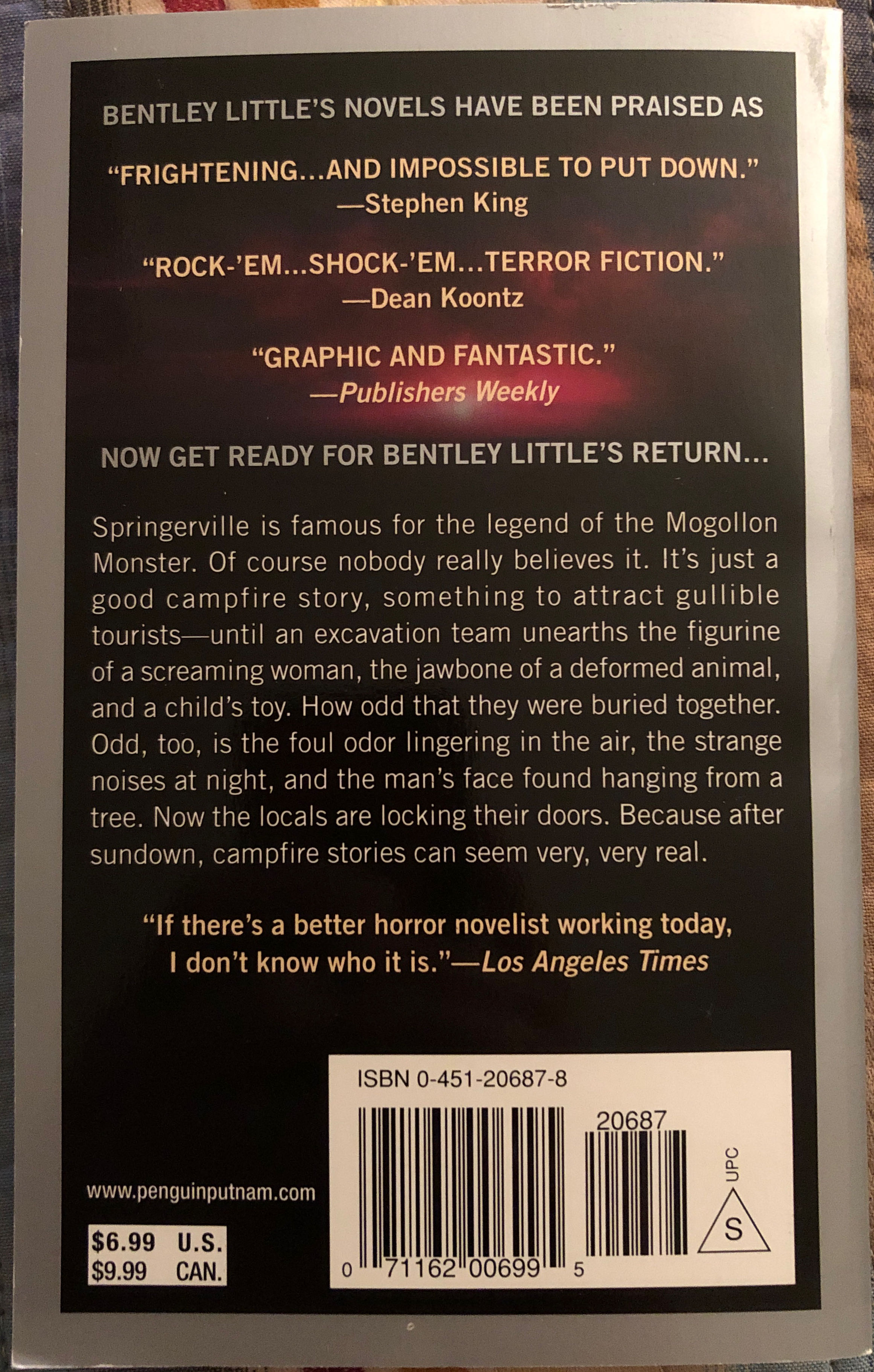 The Return - Bentley Little (Signet Book - Audiobook) book collectible [Barcode 9780451206879] - Main Image 2
