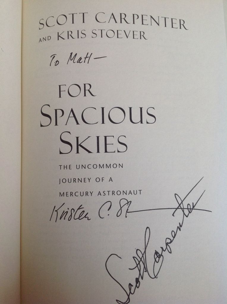 For Spacious Skies - M. Scott Carpenter (Harcourt - Hardcover) book collectible [Barcode 9780151004676] - Main Image 2