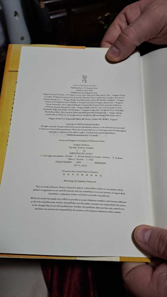 The Help - Kathryn Stockett (G.P. PUTNAM’s Sons - Hardcover) book collectible [Barcode 9780399155345] - Main Image 3