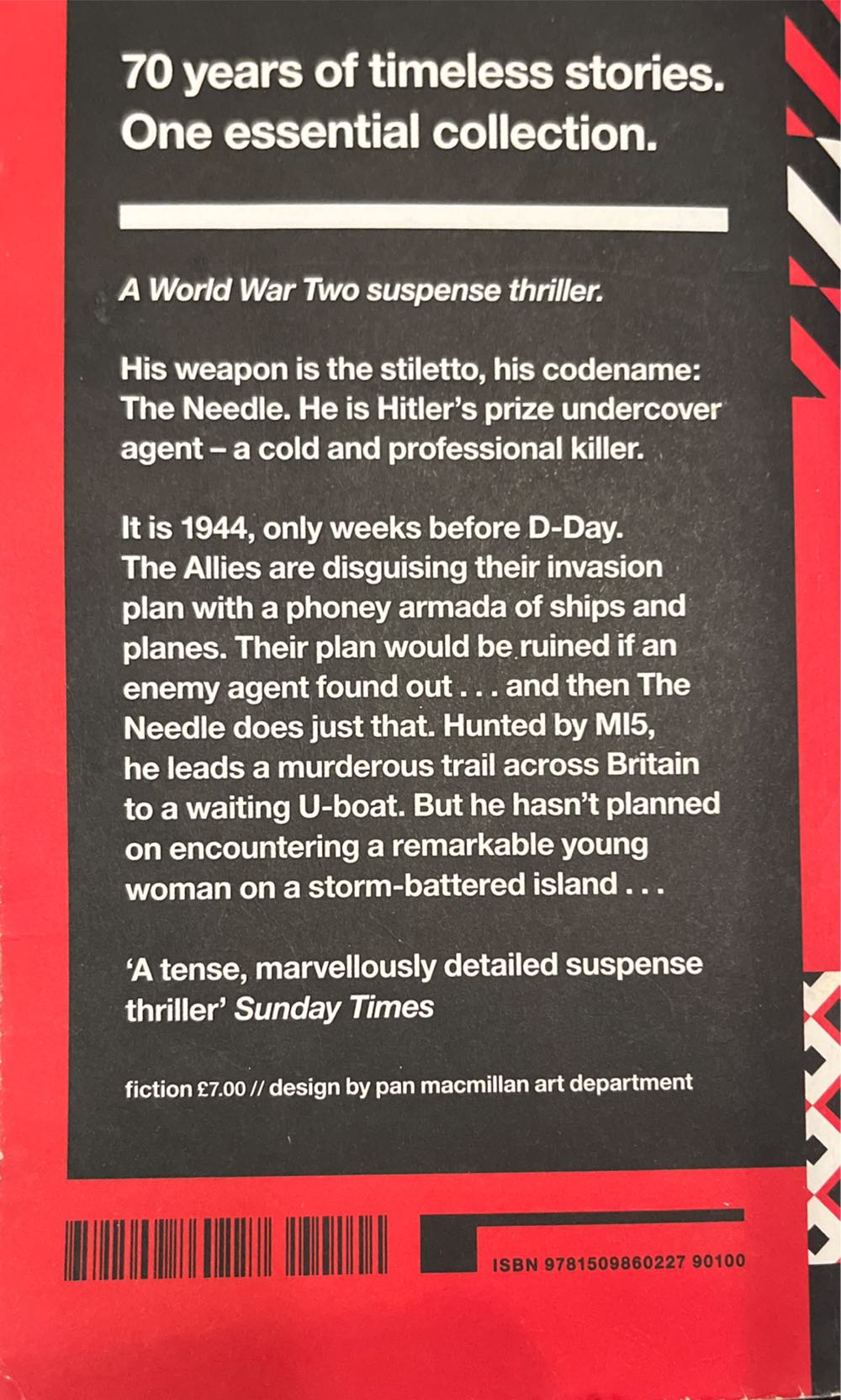 Eye Of The Needle - Ken Follett (Paperback) book collectible [Barcode 9781509860227] - Main Image 2