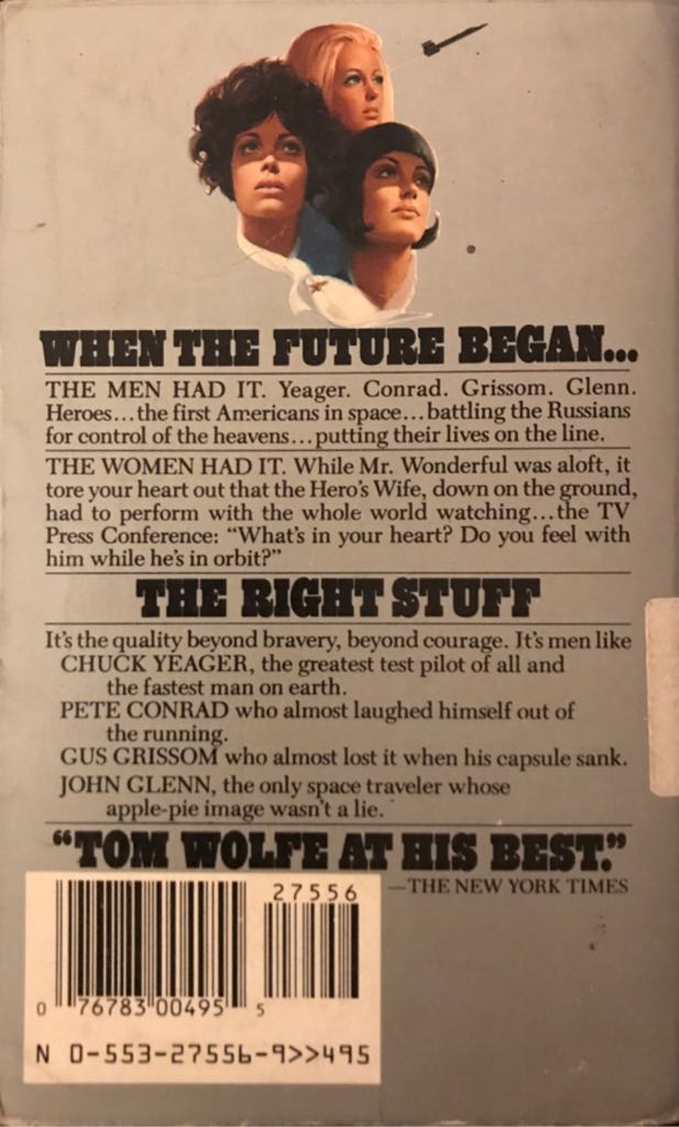 The Right Stuff - Tom Wolfe (Bantam Books - Paperback) book collectible [Barcode 9780553275568] - Main Image 2