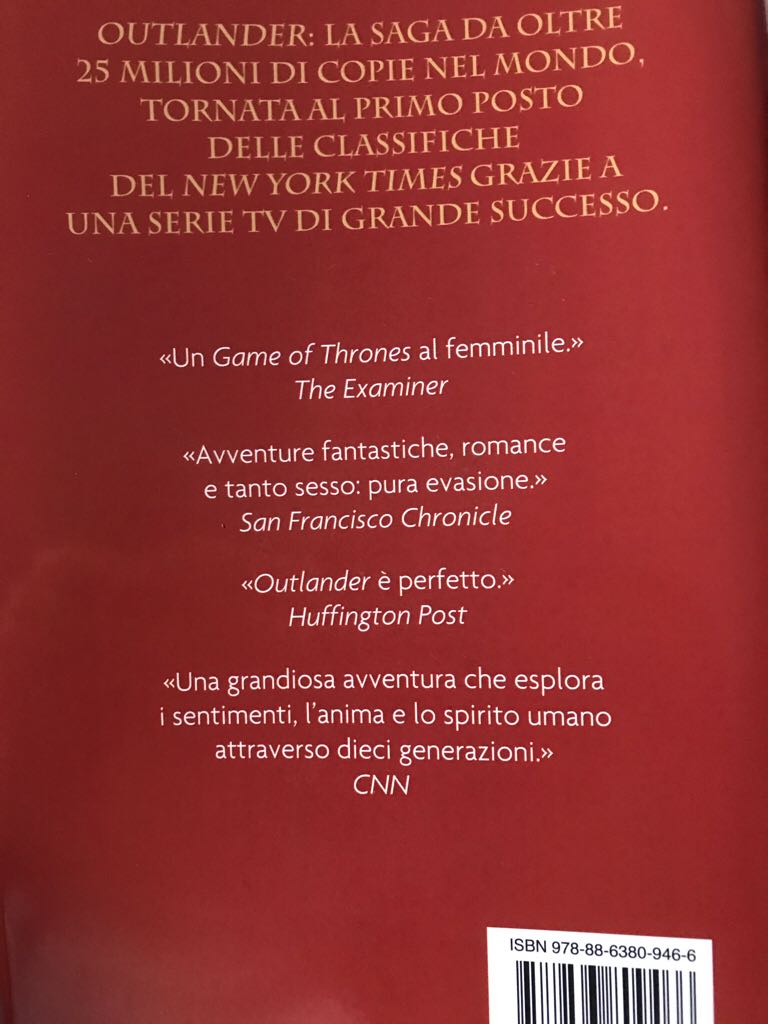 Outlander  book collectible [Barcode 9788863809466] - Main Image 2