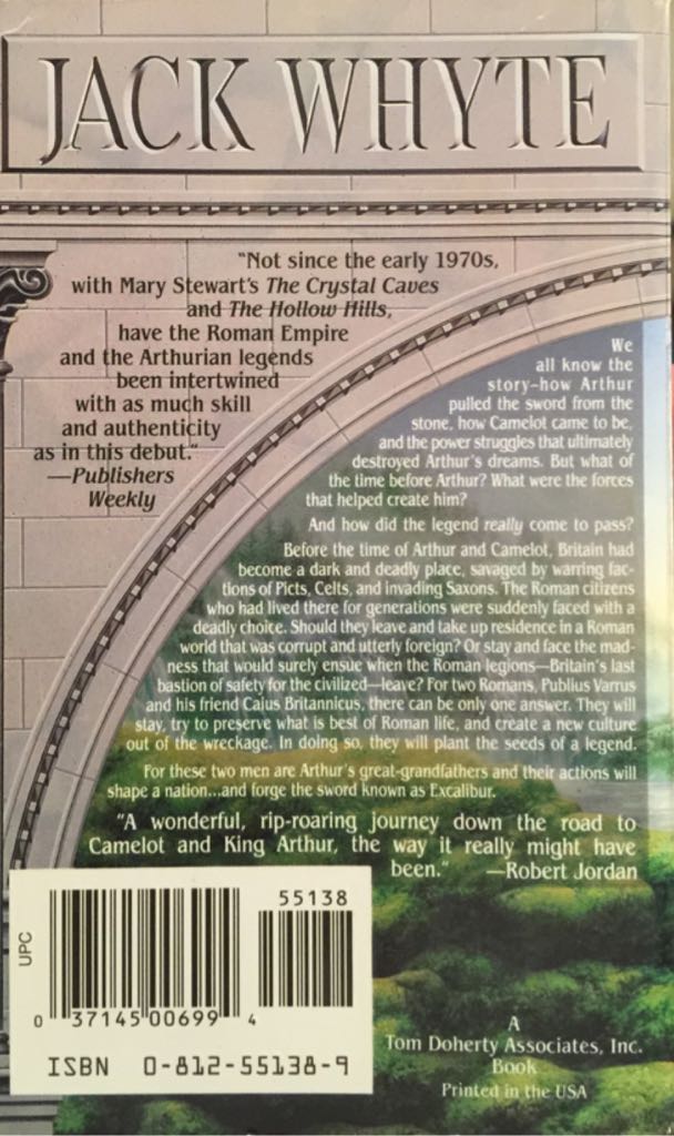 The Skystone - Jack Whyte (Tor Books - Paperback) book collectible [Barcode 9780812551389] - Main Image 2