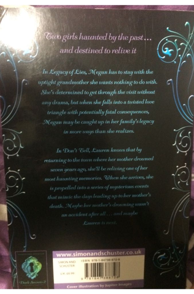 Dark Secrets - Elizabeth chandler (Harper Collins - Paperback) book collectible [Barcode 9781847388728] - Main Image 2